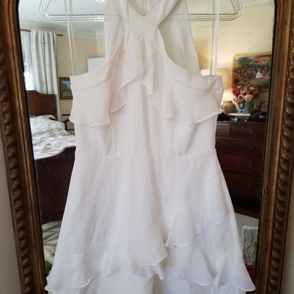 Parker white ruffle dress - Picture 6 of 7